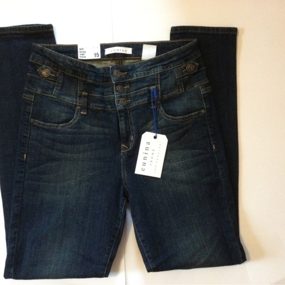 Euninajeans NWT High Rise Skinny Leg Jeans Size 15